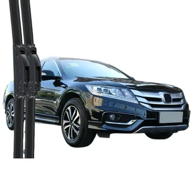Frameless Windshield Wiper Blades for Honda Crosstour Silent Rubber Front Wiper Set Frameless Windshield Wiper Blades for Honda Crosstour Silent Rubber Front Wiper Set