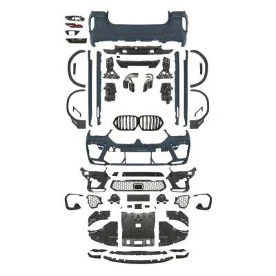 X6M Style Body Kit Front and Rear Bumper Assembly for BMW X6 G06 2020-2022 X6M Style Body Kit Front and Rear Bumper Assembly for BMW X6 G06 2020-2022