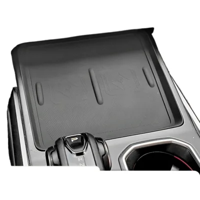 Center Console Storage Box Silicone Pads TPE Wireless Charging Mat and Cup Holder Inserts for Tank 400 Hi4-T Center Console Storage Box Silicone Pads TPE Wireless Charging Mat and Cup Holder Inserts for Tank 400 Hi4-T