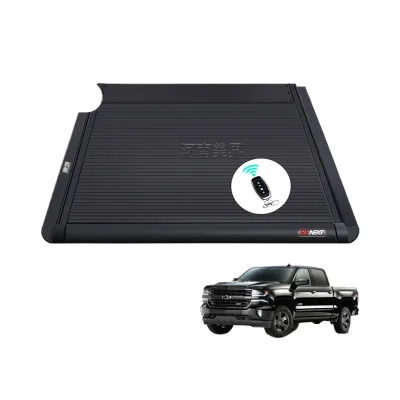 Electric Retractable Truck Bed Tonneau Cover Compatible with GMC Sierra and Chevrolet Silverado Electric Retractable Truck Bed Tonneau Cover Compatible with GMC Sierra and Chevrolet Silverado