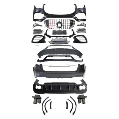 Mercedes-Benz GLS Body Kit Upgrade Front and Rear Bumper GLS900 Brabus Style Spoiler Conversion Set Mercedes-Benz GLS Body Kit Upgrade Front and Rear Bumper GLS900 Brabus Style Spoiler Conversion Set