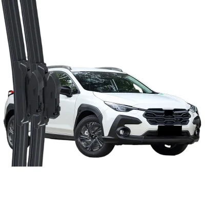 Front Windshield Wiper Blades for Subaru Crosstrek, Premium Frameless Silent Rubber Wiper Pair