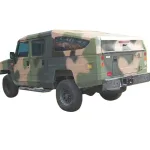 Pickup Truck Bed Cover Canopy Hardtop for BAIC Warrior, Paintable Steel Slant Style