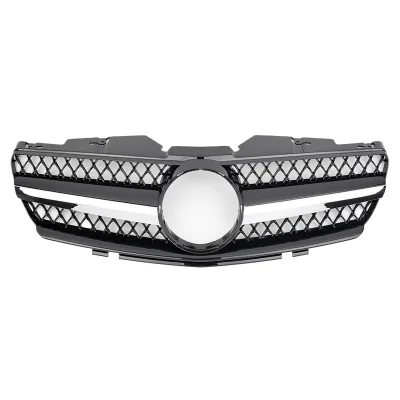 Front Racing Grille Single Bar Style for Mercedes-Benz SL-Class R230 2003-2006 AMG Style Front Racing Grille Single Bar Style for Mercedes-Benz SL-Class R230 2003-2006 AMG Style