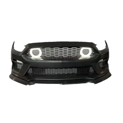Front Bumper Cover Kit Mach 1 Style with Integrated LED Lighting for Mustang 2015-2023 Front Bumper Cover Kit Mach 1 Style with Integrated LED Lighting for Mustang 2015-2023
