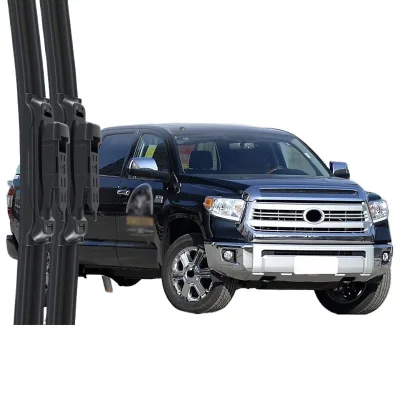 Boneless Windshield Wiper Blades for Toyota Tundra Silent Rubber Strip Front Window Wipers Boneless Windshield Wiper Blades for Toyota Tundra Silent Rubber Strip Front Window Wipers