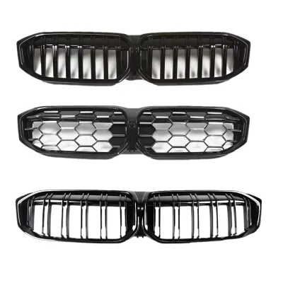 Front Kidney Grille Star Diamond Meteor Style Dual Slats Radiator Mesh Grill for BMW G20 G28 3 Series LCI Front Kidney Grille Star Diamond Meteor Style Dual Slats Radiator Mesh Grill for BMW G20 G28 3 Series LCI