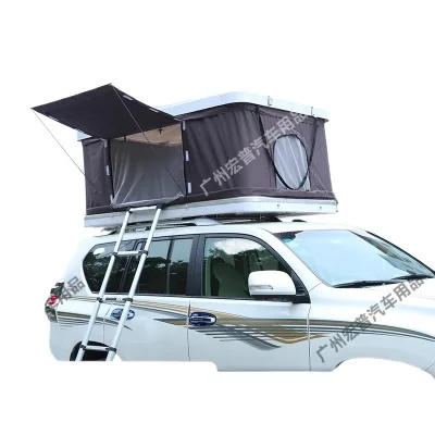 Hard Shell Roof Top Tent Foldable Car Camping Tent Waterproof Surface for Land Cruiser Prado Hard Shell Roof Top Tent Foldable Car Camping Tent Waterproof Surface for Land Cruiser Prado