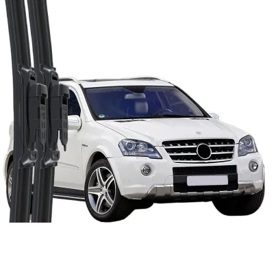 Multi-Function Frameless Wiper Blades with Silent Rubber Strips for Mercedes-Benz AMG ML63 Multi-Function Frameless Wiper Blades with Silent Rubber Strips for Mercedes-Benz AMG ML63