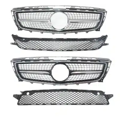 Front Bumper Grille Star Diamond GT Style Grill for Mercedes-Benz CLS-Class W218 Pre-Facelift Models