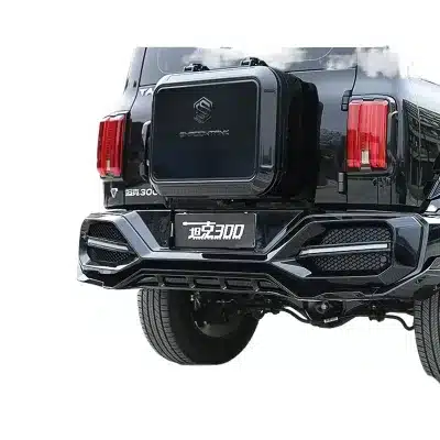 Tailgate Storage Box for Spare Tire Carrier Multi-Functional Rear Door Organizer Compatible with Tank 300 Off-Road Accessories