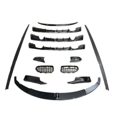MP Style Gloss Black Rear Bumper Lip Diffuser and Side Skirts Body Kit for BMW 3 Series F30 F35 MP Style Gloss Black Rear Bumper Lip Diffuser and Side Skirts Body Kit for BMW 3 Series F30 F35