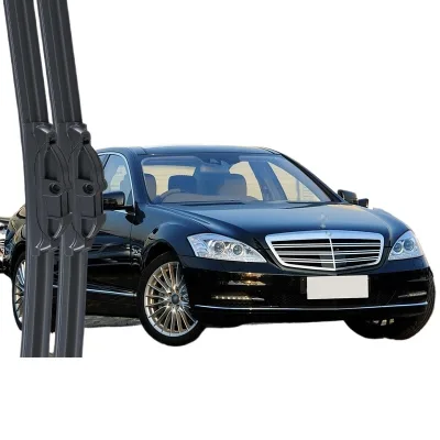 Universal Frameless Windshield Wiper Blades with Silent Rubber Strip for Mercedes-Benz S600/S600L Universal Frameless Windshield Wiper Blades with Silent Rubber Strip for Mercedes-Benz S600/S600L