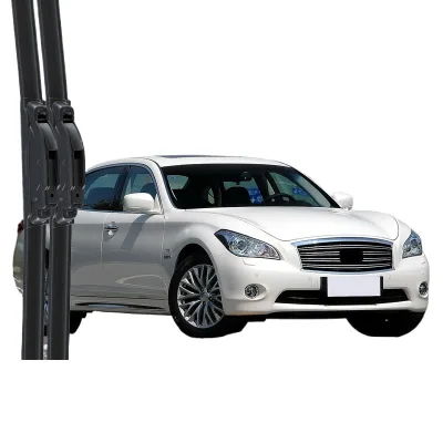 All-Season Frameless Windshield Wiper Blades Silent Rubber Refills for Infiniti M35/hL All-Season Frameless Windshield Wiper Blades Silent Rubber Refills for Infiniti M35/hL