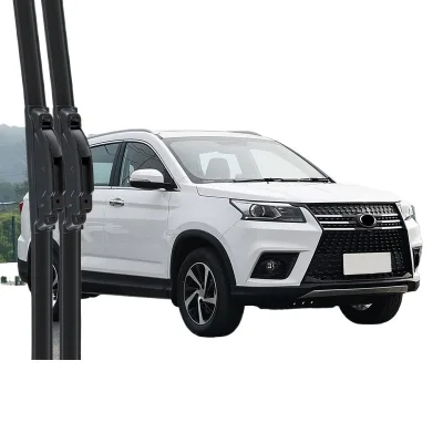 All-Weather Frameless Windshield Wiper Blades for BAIC Huansu S7/S7L, Silent Rubber Strip Windscreen Wipers Pair All-Weather Frameless Windshield Wiper Blades for BAIC Huansu S7/S7L, Silent Rubber Strip Windscreen Wipers Pair