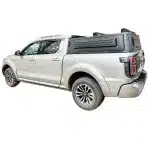 Tailgate Cover Modification for Pickup Truck Rear Cargo Bed with Roof Rack Strip