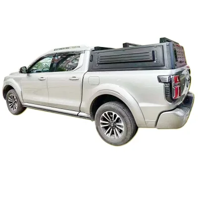 Tailgate Cover Modification for Pickup Truck Rear Cargo Bed with Roof Rack Strip Tailgate Cover Modification for Pickup Truck Rear Cargo Bed with Roof Rack Strip