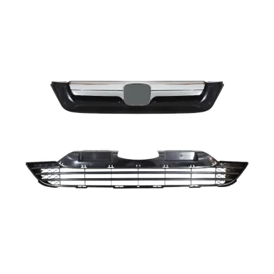 Front Bumper Grille Molding Trim Compatible with Honda CR-V 2007-2009 Replacement Part 71128-SWN-H01 Front Bumper Grille Molding Trim Compatible with Honda CR-V 2007-2009 Replacement Part 71128-SWN-H01