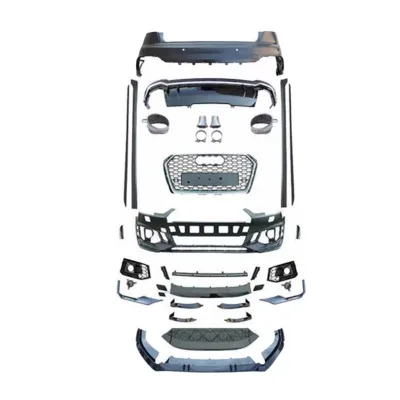 RS4 Style Front Bumper Body Kit for Audi A4 2017-2019 Tuning Upgrade RS4 Style Front Bumper Body Kit for Audi A4 2017-2019 Tuning Upgrade