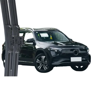 Multi-Functional Front Windshield Wiper Blades for Mercedes-Benz EQB350 Silent Natural Rubber Beam Blades Set Multi-Functional Front Windshield Wiper Blades for Mercedes-Benz EQB350 Silent Natural Rubber Beam Blades Set