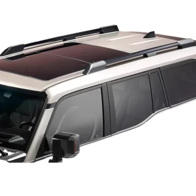 Roof Rack Cross Bars Cargo Carrier for Toyota Land Cruiser 24 LC250 Prado OE Style Upgrade Aluminum Rail Bars Roof Rack Cross Bars Cargo Carrier for Toyota Land Cruiser 24 LC250 Prado OE Style Upgrade Aluminum Rail Bars