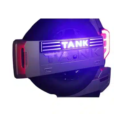 Spare Tire Cover Light with LED Sequential Turn Signals and Brake Reverse Function for Tank 400 Hi4-T Off-Road Style Spare Tire Cover Light with LED Sequential Turn Signals and Brake Reverse Function for Tank 400 Hi4-T Off-Road Style