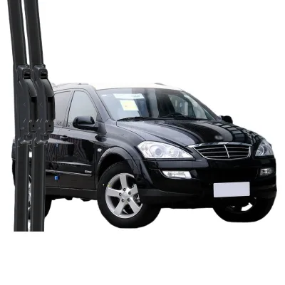 Professional Frameless Windshield Wiper Blades, Multi-Function All-Season Silent Rubber Refill Front Window Wipers for SsangYong Kyron Professional Frameless Windshield Wiper Blades, Multi-Function All-Season Silent Rubber Refill Front Window Wipers for SsangYong Kyron
