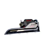 Pickup Truck Bed Roll Bar with Basket Cargo Carrier and Guard Rail