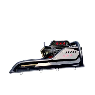 Pickup Truck Bed Roll Bar with Basket Cargo Carrier and Guard Rail Pickup Truck Bed Roll Bar with Basket Cargo Carrier and Guard Rail
