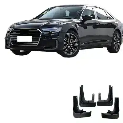 Soft TPE Mud Flaps Splash Guards for Audi A6L Sport Edition 2019-2023 Front and Rear Set Soft TPE Mud Flaps Splash Guards for Audi A6L Sport Edition 2019-2023 Front and Rear Set