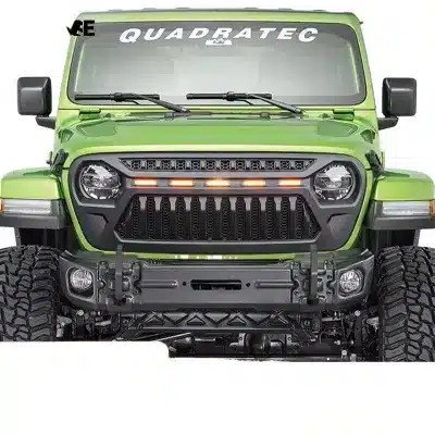 Applicable 07-23 Wrangler Rebel China Net Gladiator Front Face Modification Angry China Net with Light Assembly Applicable 07-23 Wrangler Rebel China Net Gladiator Front Face Modification Angry China Net with Light Assembly