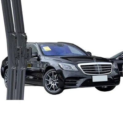 All-Season Frameless Windshield Wiper Blades for Mercedes-Benz S450L Silent Natural Rubber Strip Multi-Function Set All-Season Frameless Windshield Wiper Blades for Mercedes-Benz S450L Silent Natural Rubber Strip Multi-Function Set