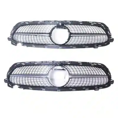 Front Bumper Grille Insert E53 Diamond Style Chrome Sparkle Mesh for Mercedes-Benz E-Class W213 2020-2021 Front Bumper Grille Insert E53 Diamond Style Chrome Sparkle Mesh for Mercedes-Benz E-Class W213 2020-2021