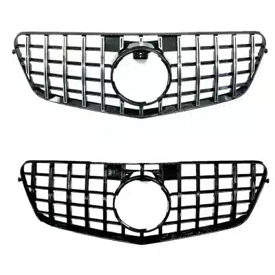 Front Bumper Grille GT Style Vertical Slats for Mercedes-Benz E-Class W212 2009-2013 Front Bumper Grille GT Style Vertical Slats for Mercedes-Benz E-Class W212 2009-2013