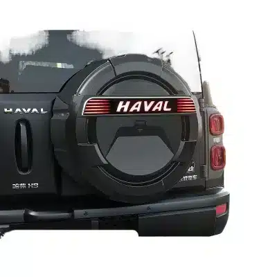 Full Coverage Spare Tire Cover with Flowing LED Light and Glossy Painted Finish for Haval H9 Full Coverage Spare Tire Cover with Flowing LED Light and Glossy Painted Finish for Haval H9