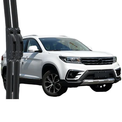 Frameless Windshield Wiper Blades for Dongfeng Fengxing Jingyi X5, Silent Natural Rubber Strip Automotive Front Window Wipers Frameless Windshield Wiper Blades for Dongfeng Fengxing Jingyi X5, Silent Natural Rubber Strip Automotive Front Window Wipers