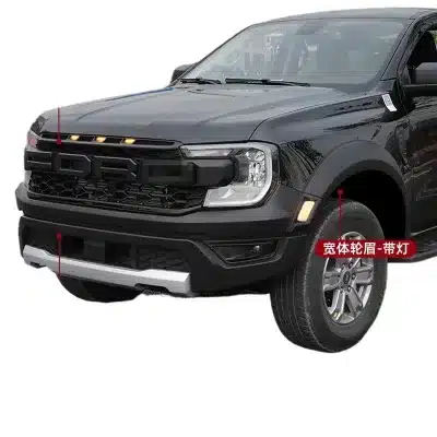 Suitable for 23 Ford Ranger Ranger modified Raptor front bar middle net surround wheel eyebrow front face kit Suitable for 23 Ford Ranger Ranger modified Raptor front bar middle net surround wheel eyebrow front face kit
