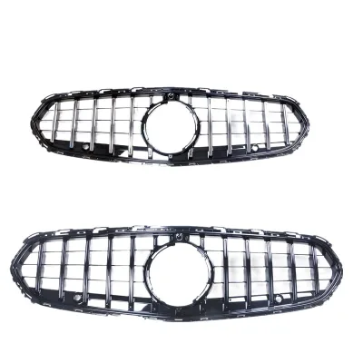 Front Bumper Grille GT Style AMG Look Water Reservoir Hood Mesh for Mercedes-Benz C-Class W206 2022-Present