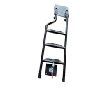 Truck Bed Tailgate Ladder for Pickup Trucks, Retractable Rotary Design