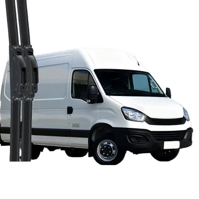 Professional Frameless Windshield Wiper Blades with Natural Rubber Strips for Iveco Ousheng Blue-L Professional Frameless Windshield Wiper Blades with Natural Rubber Strips for Iveco Ousheng Blue-L