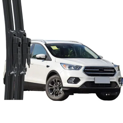 Professional Frameless Windshield Wiper Blades Multipurpose Quiet Rubber Front Wiper Set Compatible with Ford Kuga Escape Professional Frameless Windshield Wiper Blades Multipurpose Quiet Rubber Front Wiper Set Compatible with Ford Kuga Escape