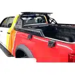 Pickup Truck Bed Roll Bar with Basket Cargo Rack for D-MAX & Navara