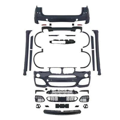 M-Tech Style Front and Rear Bumper Body Kit for BMW X3 F25 2014-2017 M-Tech Style Front and Rear Bumper Body Kit for BMW X3 F25 2014-2017