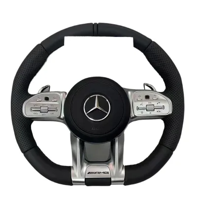 Mercedes-Benz AMG Sport Leather Steering Wheel Assembly for W204 W205 W212 Upgrade Mercedes-Benz AMG Sport Leather Steering Wheel Assembly for W204 W205 W212 Upgrade
