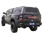 Pickup Truck Bed Topper Shell for Dodge Ram Crew Cab, Manganese Steel Alloy, Three-Door High Cover