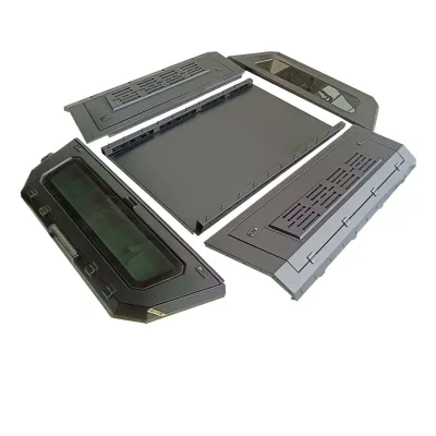 Pickup Truck Bed Cover Manganese Steel Trifold High Top Tailgate for Titan