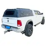 Truck Bed High Cover for Ram 2500, Manganese Steel Aluminum Alloy, Three-Door Split Type