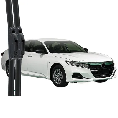 Universal Frameless Windshield Wiper Blades Silent Rubber Front Window Wipers for Honda Accord 6th to 11th Gen