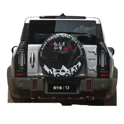 Full Size Spare Tire Cover Faux Leather Protective Shell Case Compatible with Jetour Traveller Full Size Spare Tire Cover Faux Leather Protective Shell Case Compatible with Jetour Traveller