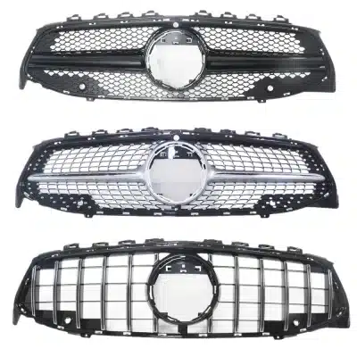Front Bumper Grille Replacement Diamond Panamericana GT Style for Mercedes-Benz CLA-Class W118 2020-2021